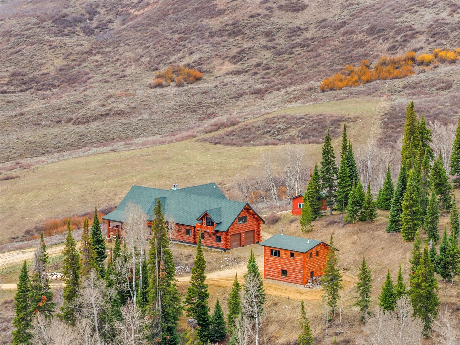 26755 Little Hawk Lane Clark, CO 80428 - Photo 11 of 47 an aerial view of a house with outdoor space
