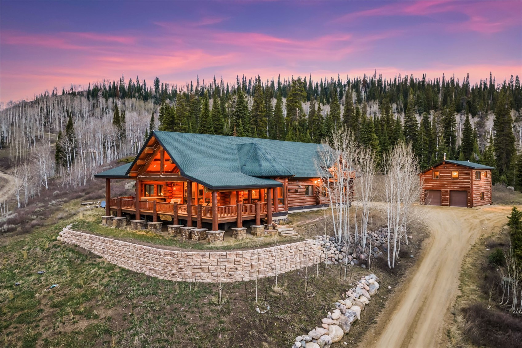 26755 Little Hawk Lane Clark, CO 80428 - Photo 3 of 47 a view of a wooden bridge
