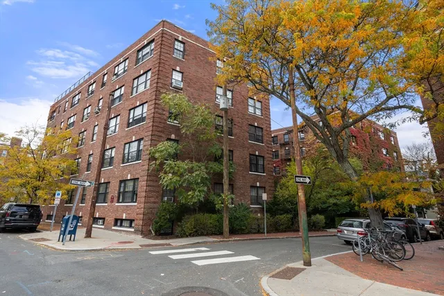 a front view of a building