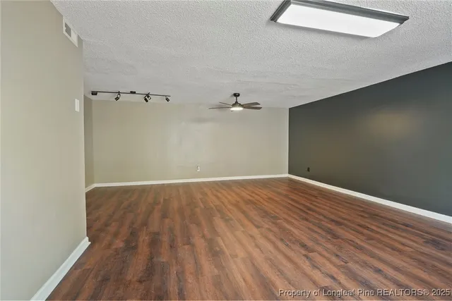 wooden floor in an empty room