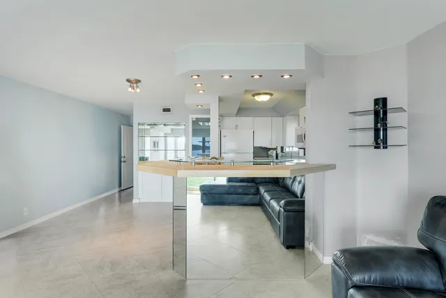 a view of kitchen with breakfast area