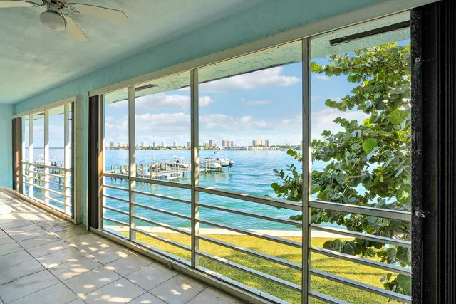 a view of a room with window