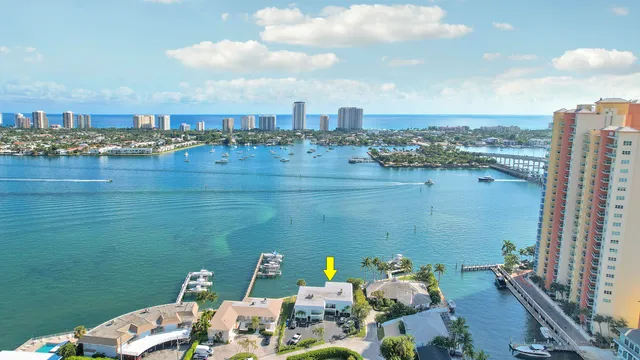 a view of city with ocean