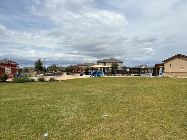 a house view with a garden space