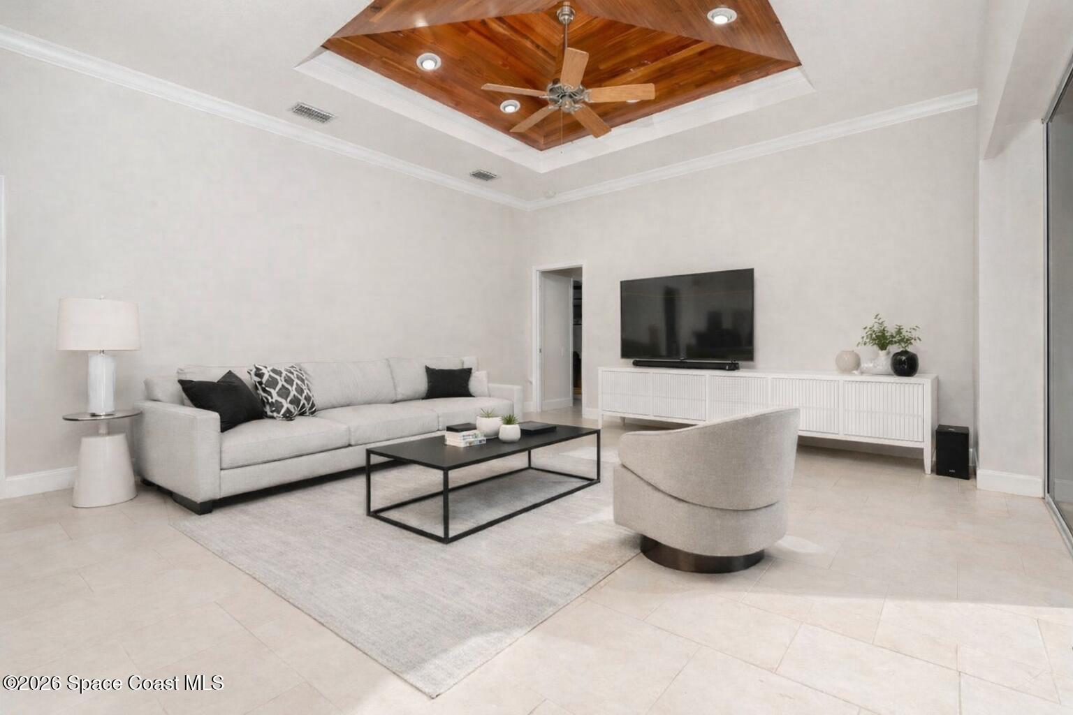 8201 Compton Way Melbourne, FL 32940 - Photo 16 of 52 Virtually Staged Living Room