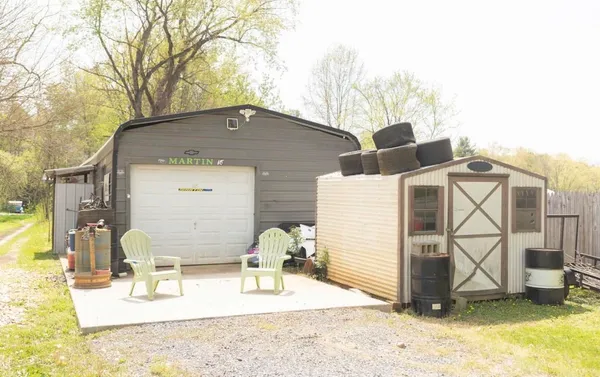 a house view with a outdoor space