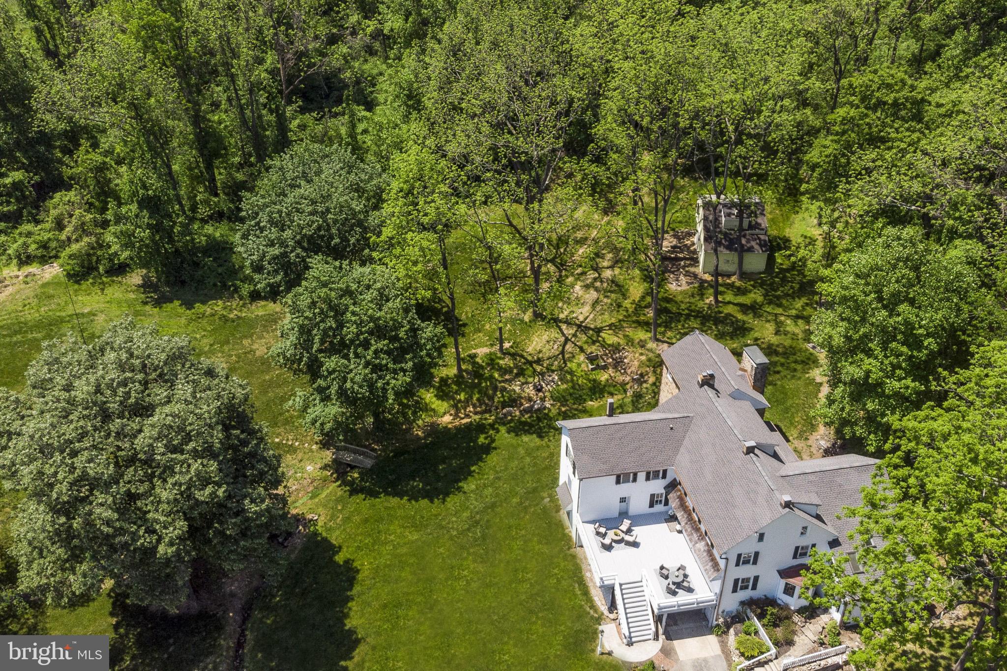 511 Merlin Road Phoenixville, PA 19460 - Photo 6 of 44 Aerial with main house and guest house