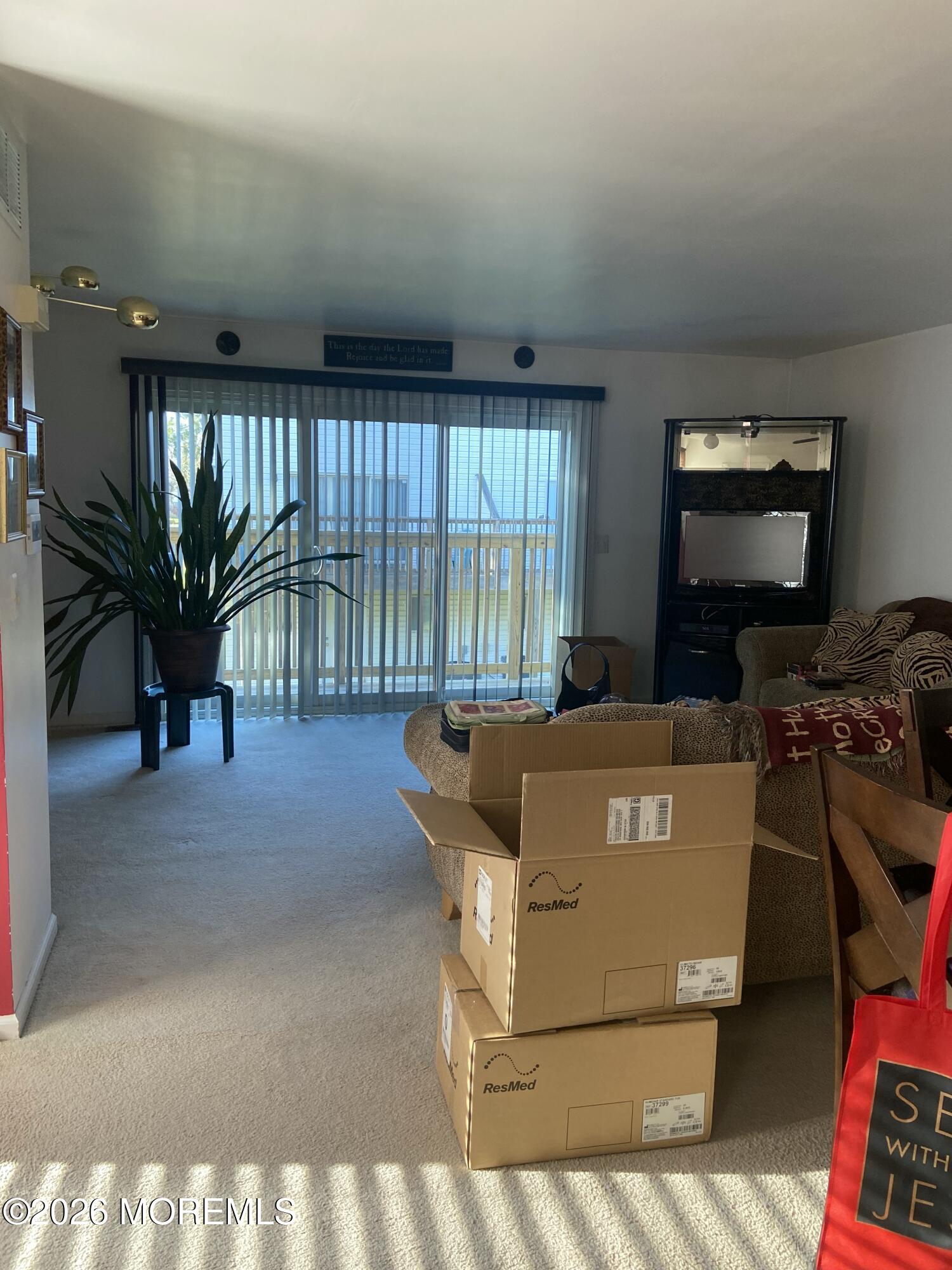 190 Spruce Street, Unit 5 Long Branch, NJ 07740 - Photo 3 of 12 a view of livingroom with furniture and floor to ceiling window
