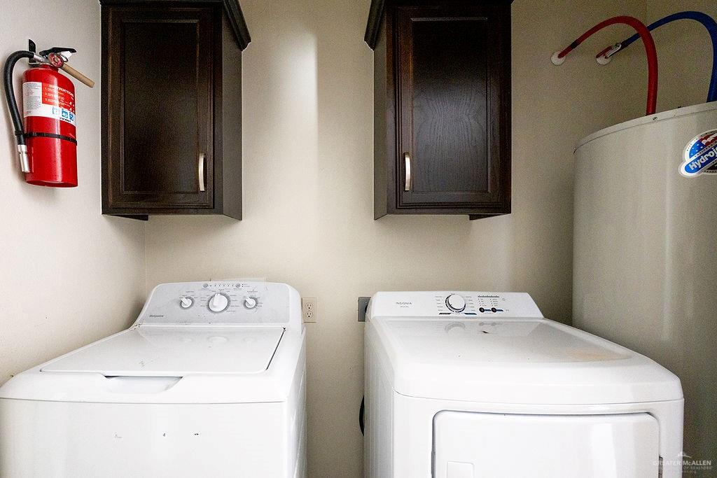 1707 West Smith Drive, Unit 2 Pharr, TX 78577 - Photo 12 of 14 a utility room with dryer and washer