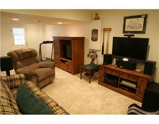 133 Lori Road Gibsonia, PA 15044 - Photo 13 of 18 Family Room. NEWLY COMPLETED FINISHED WALK-OUT BASEMENT WITH NEUTRAL CARPET, AND RECESSED LIGHTING.