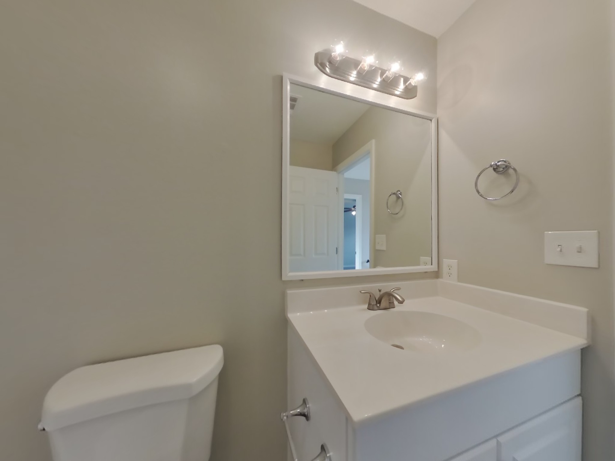 2008 Prescott Way Spring Hill, TN 37174 - Photo 14 of 16 a bathroom with a sink a toilet and a mirror