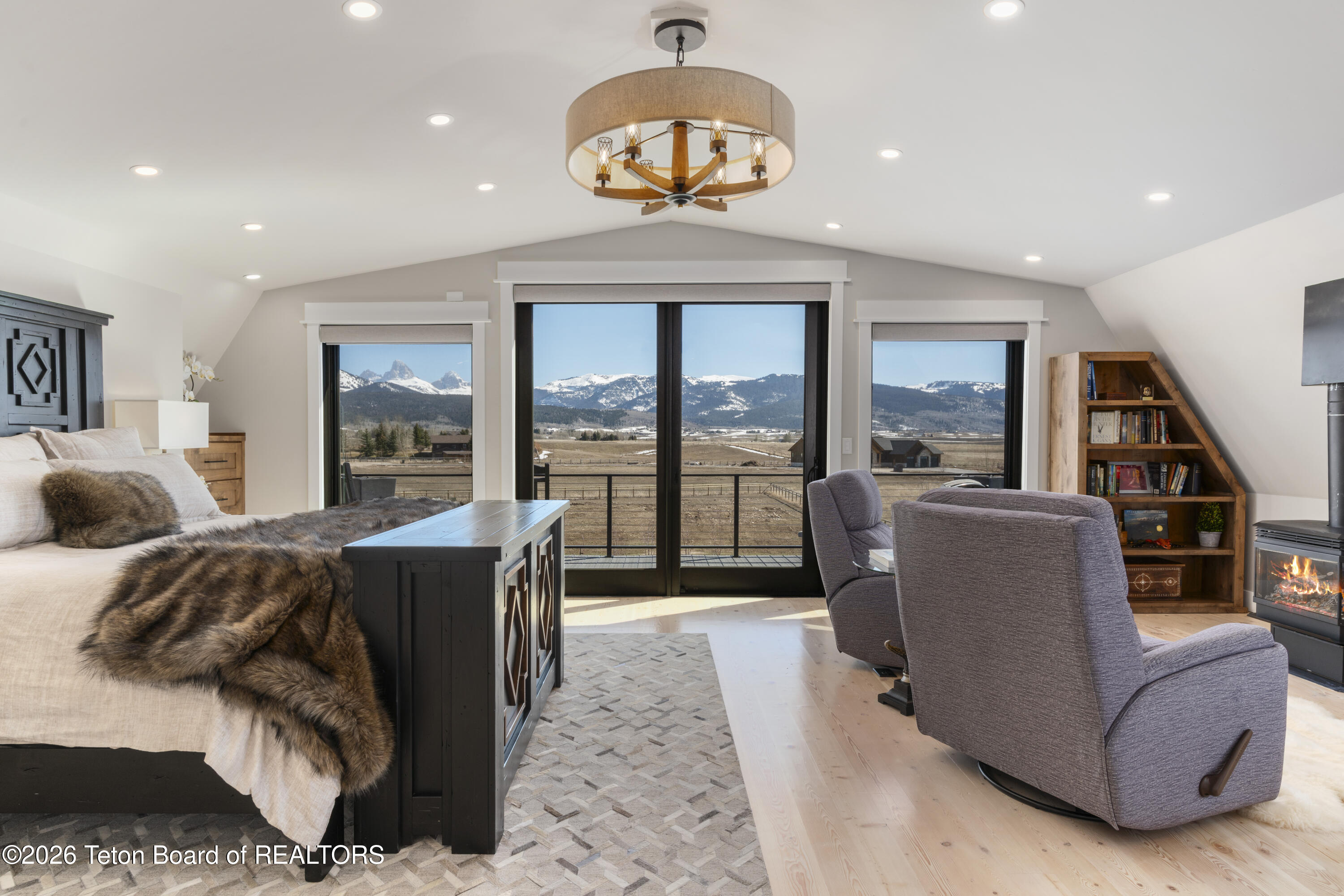 4599 Surprise Valley Road Tetonia, ID 83452 - Photo 19 of 63 Master Bedroom view