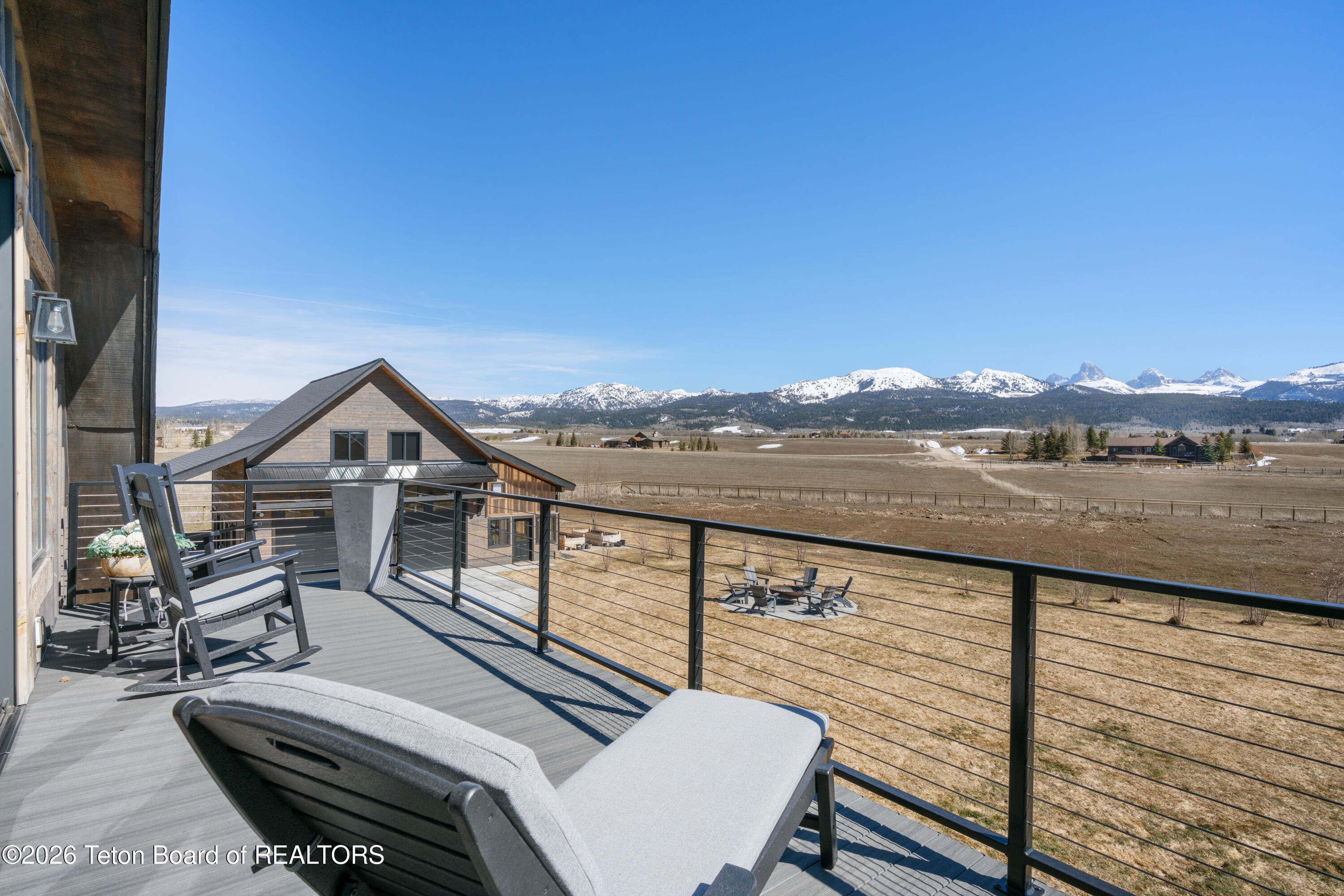 4599 Surprise Valley Road Tetonia, ID 83452 - Photo 23 of 63 Master bedroom deck