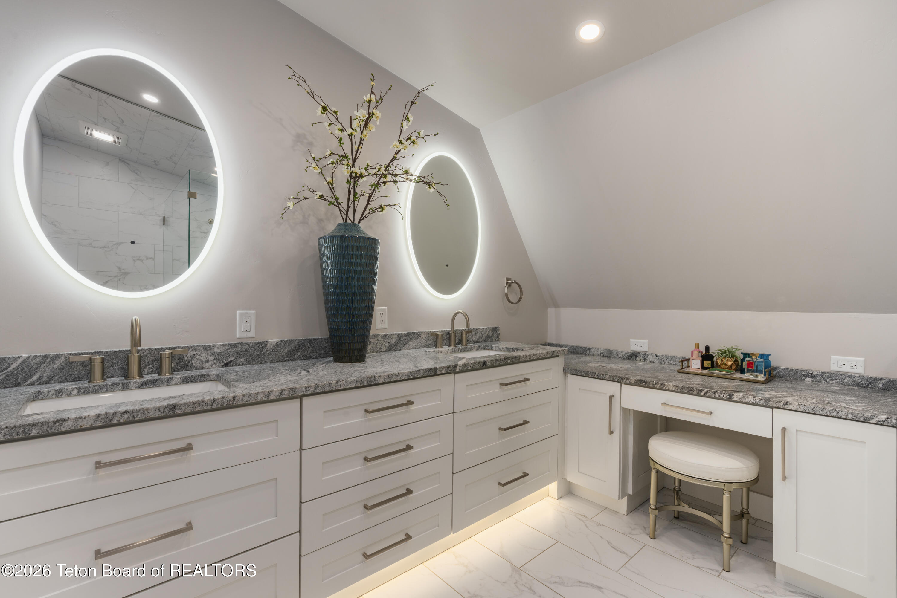 4599 Surprise Valley Road Tetonia, ID 83452 - Photo 24 of 63 Master bath double vanities