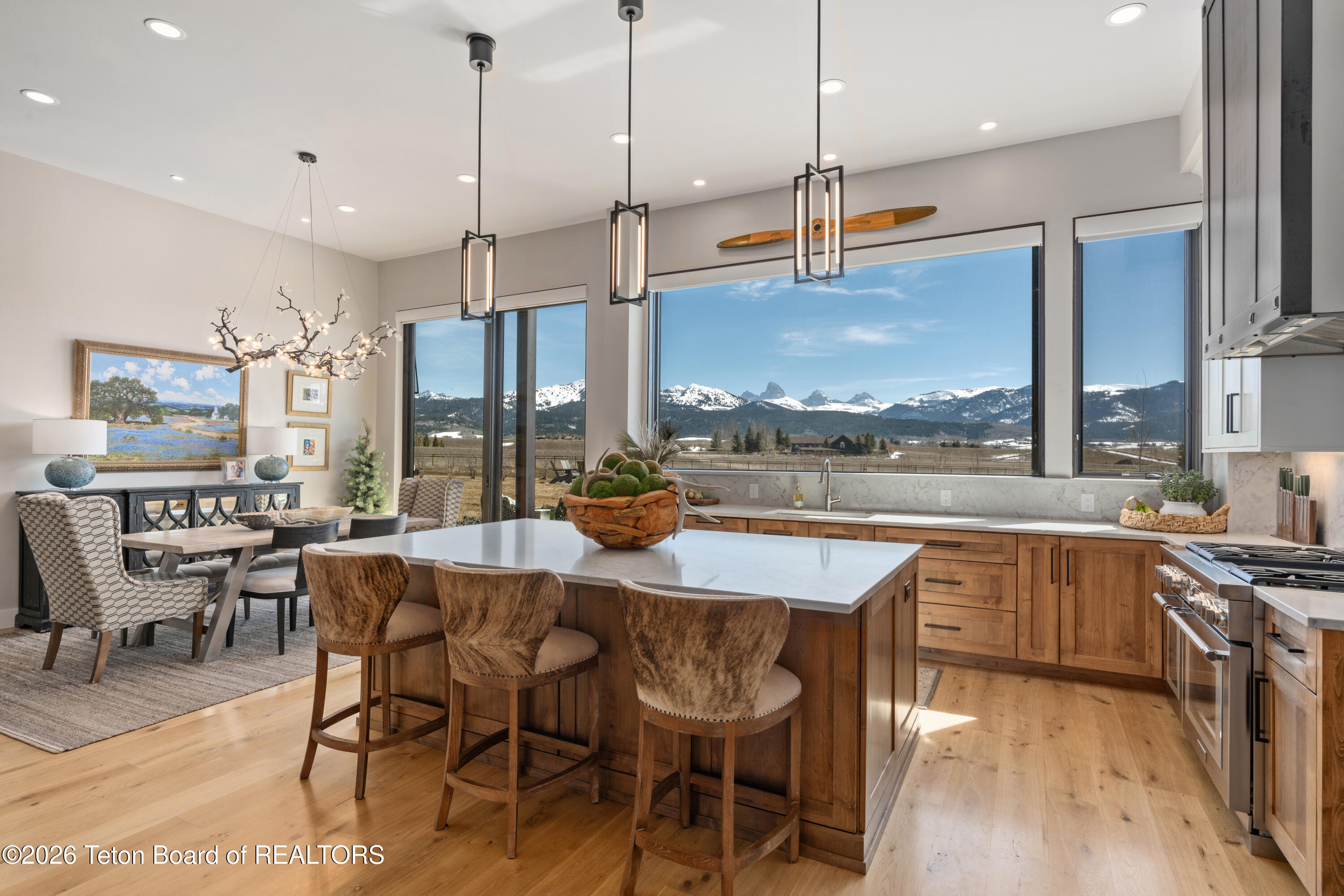 4599 Surprise Valley Road Tetonia, ID 83452 - Photo 4 of 63 No need for TV with that view