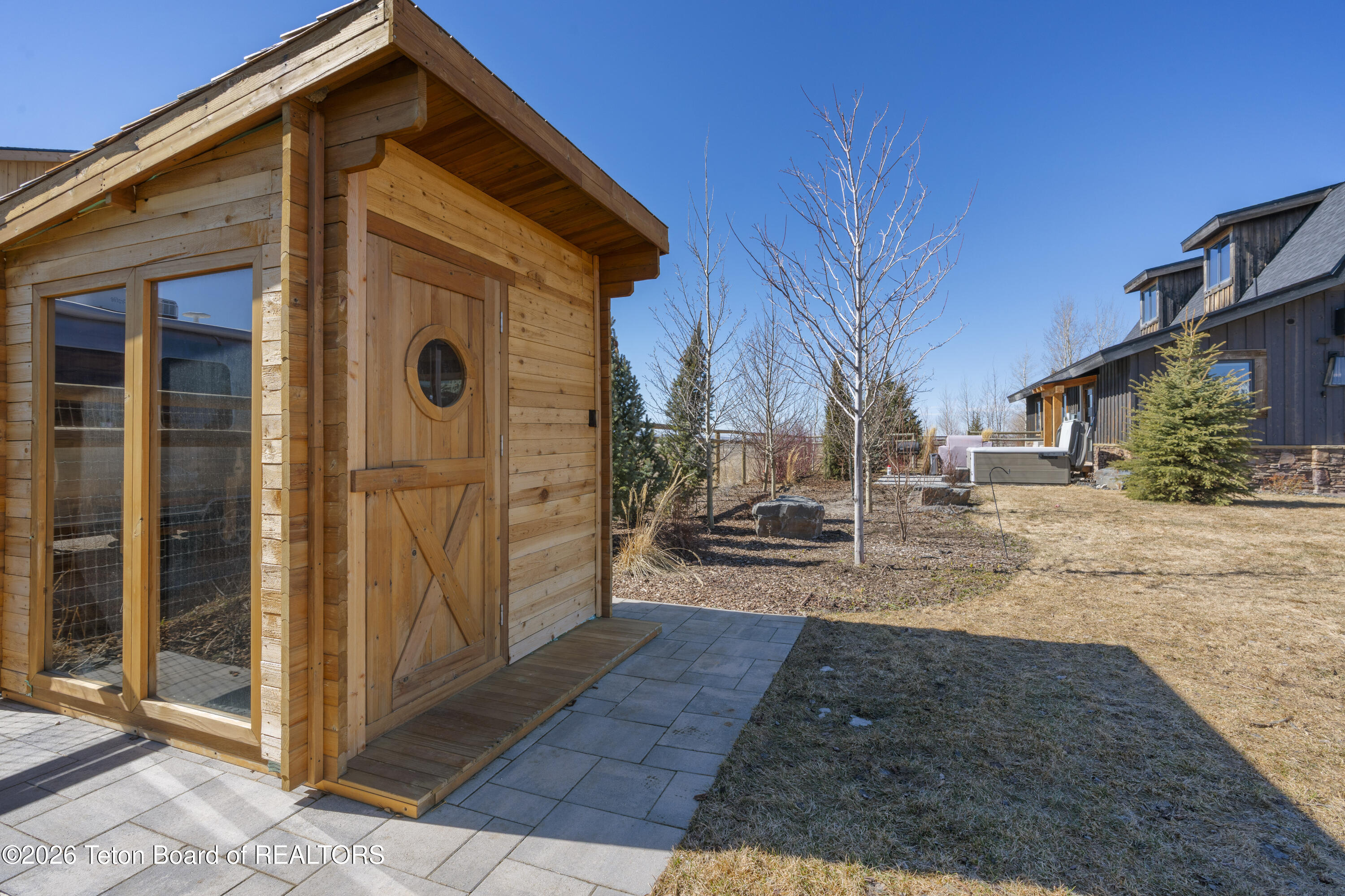 4599 Surprise Valley Road Tetonia, ID 83452 - Photo 42 of 63 Sauna with a view