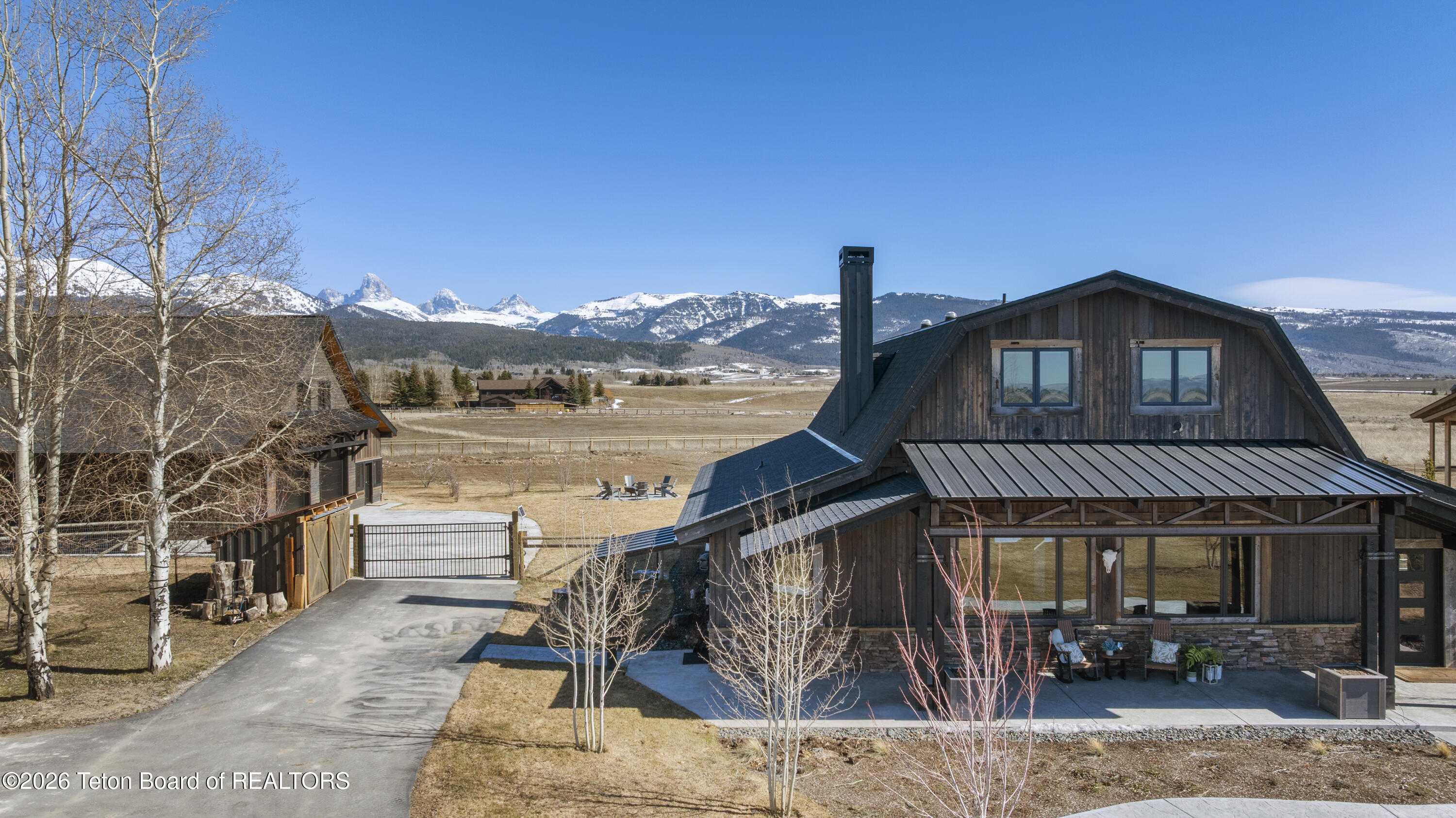 4599 Surprise Valley Road Tetonia, ID 83452 - Photo 47 of 63 Gate to garage/guest apartment
