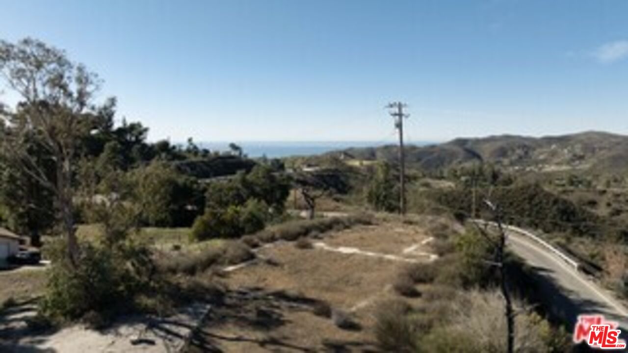 1634 Decker Canyon Malibu, CA 90265 - Photo 11 of 12 a backyard of a house with a yard and mountain view
