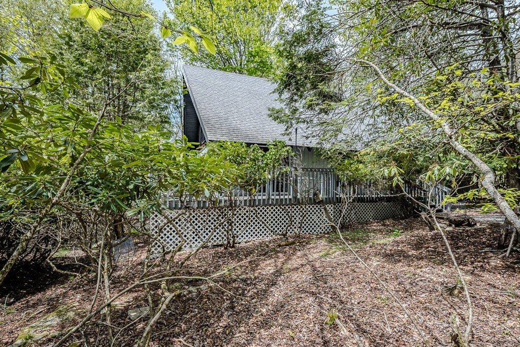 107-109 Shagbark Road Beech Mountain, NC 28604 - Photo 4 of 45 a garden view with a space
