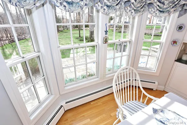 a view of porch with furniture and a porch