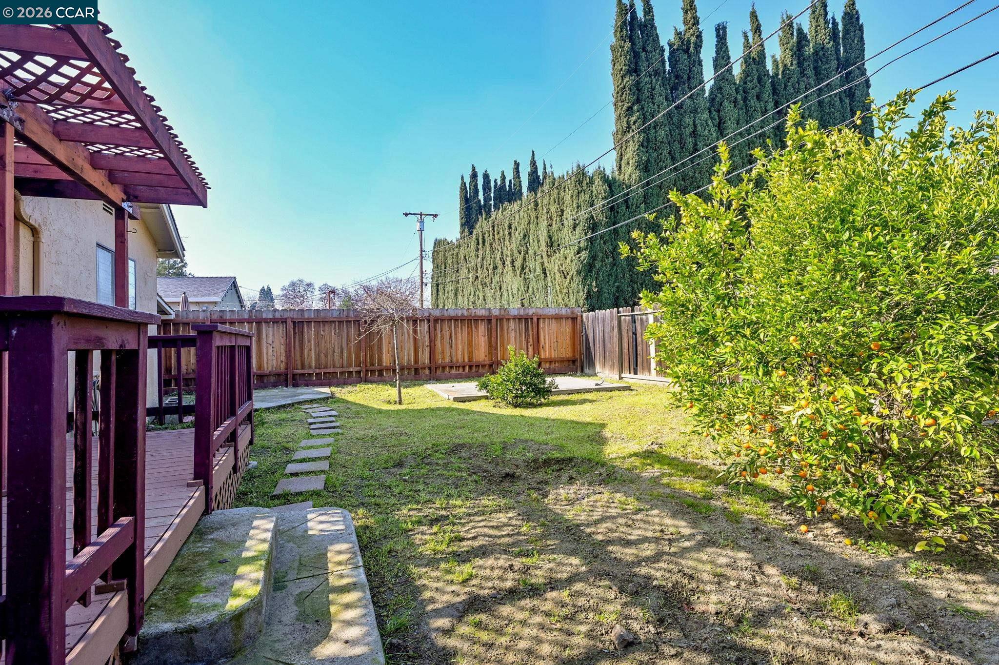 1921 Gilly Lane Concord, CA 94518 - Photo 24 of 29 a view of a backyard with pathway
