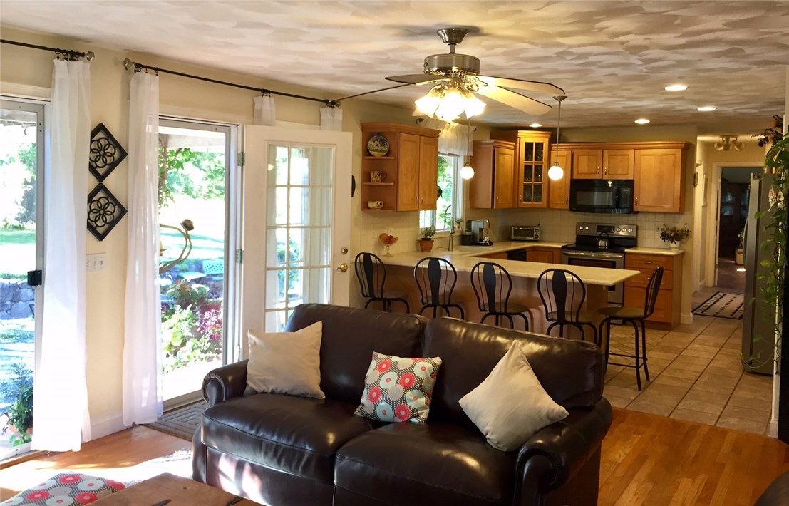 76 Hines Road Cumberland, RI 02864 - Photo 6 of 40 Double French Doors Lead to Terrace