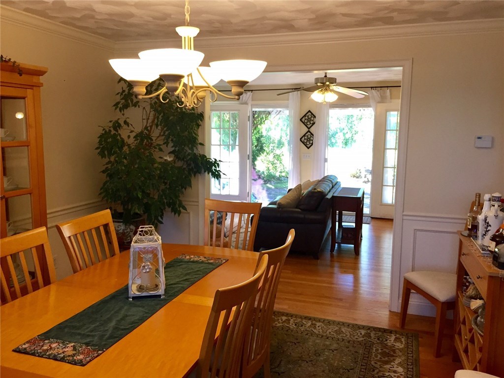 76 Hines Road Cumberland, RI 02864 - Photo 9 of 40 Dining Room View to Living Room & Kitchen