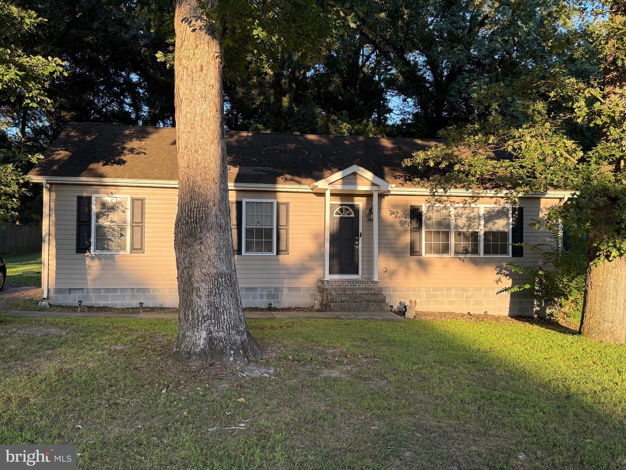 6209 Rockawalkin Road Salisbury, MD 21801 - Photo 8 of 37 a front view of a house with a yard and trees
