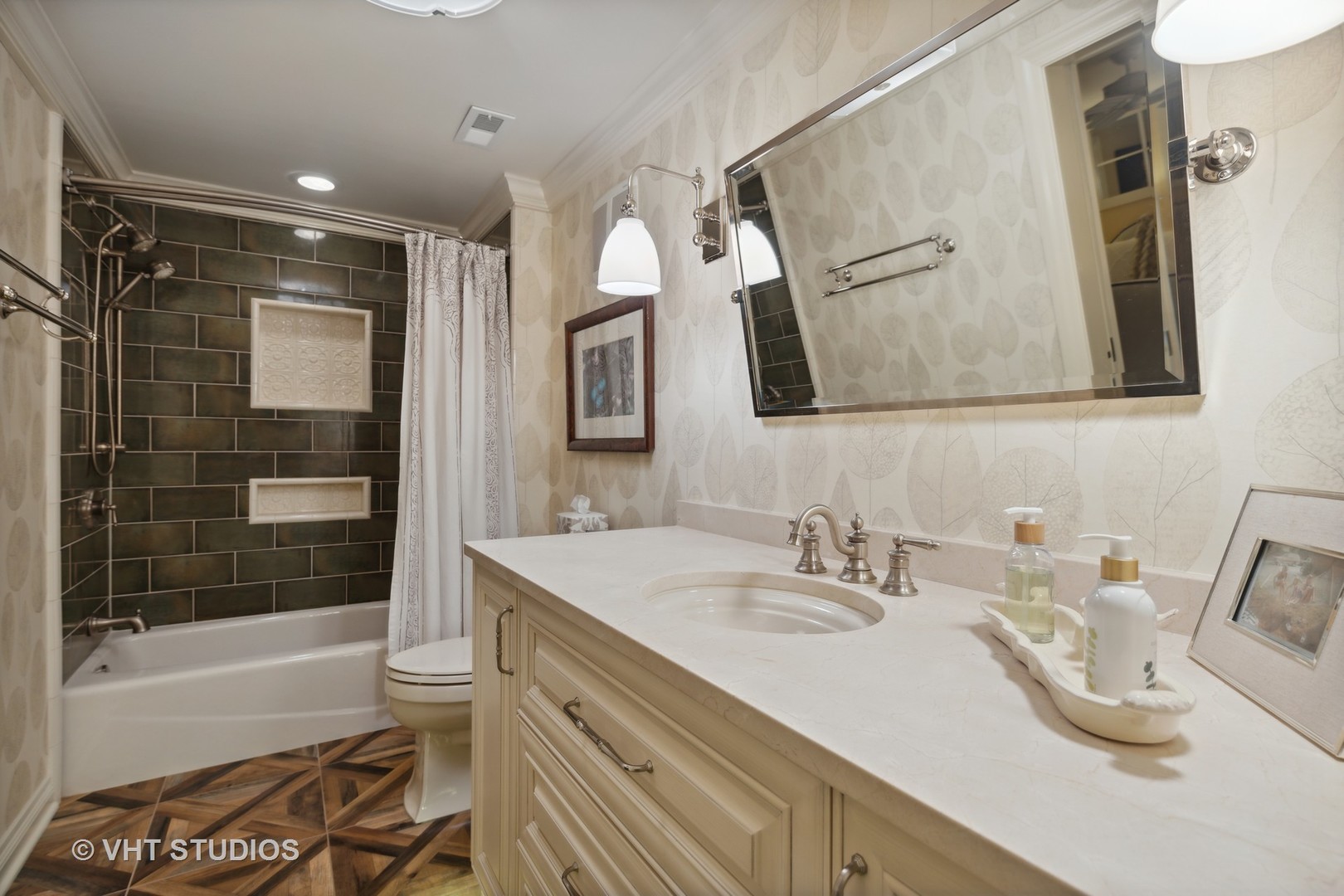 104 Burr Ridge Club Burr Ridge, IL 60527 - Photo 20 of 32 a bathroom with a sink a toilet and shower