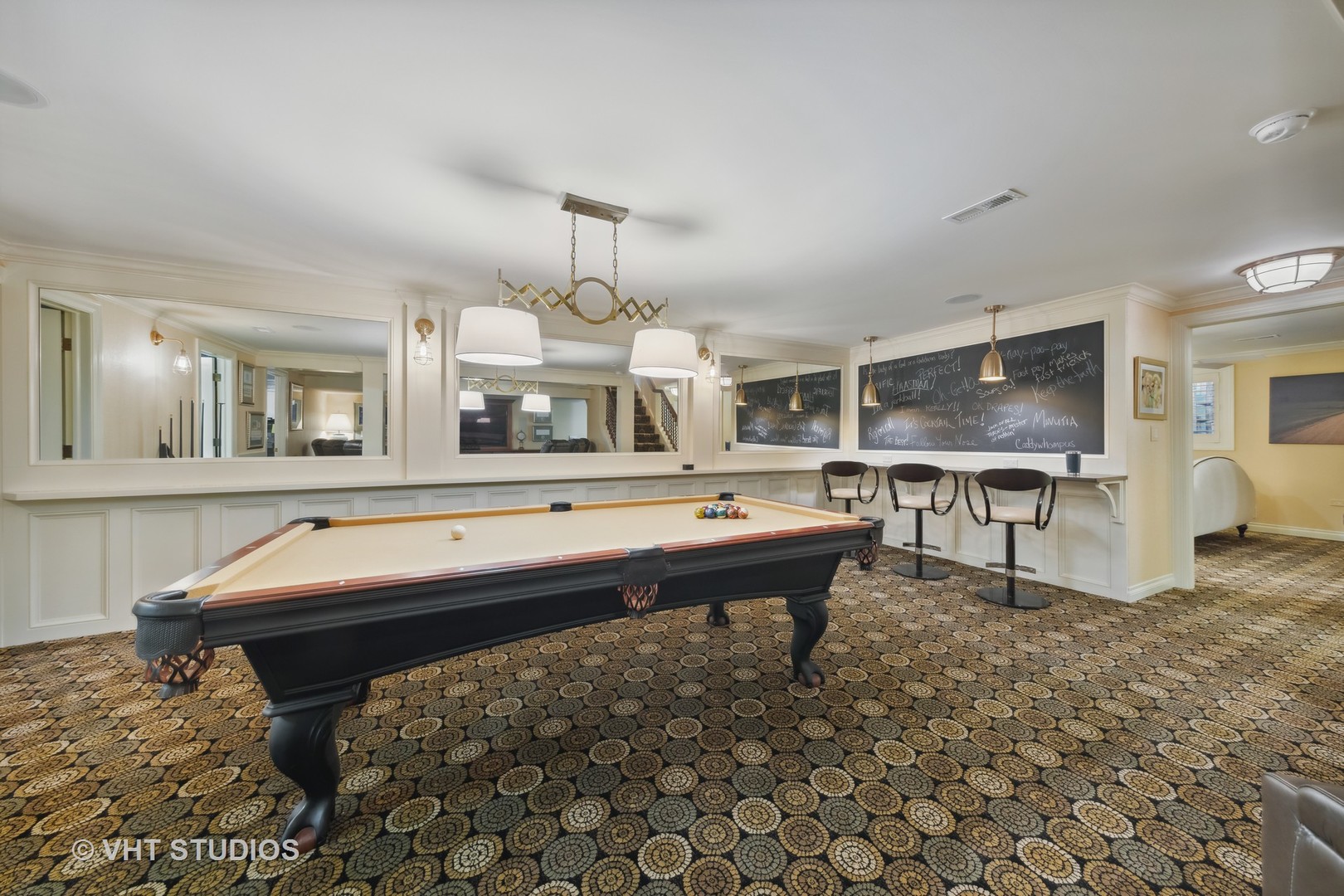 104 Burr Ridge Club Burr Ridge, IL 60527 - Photo 22 of 32 a room with pool table and windows