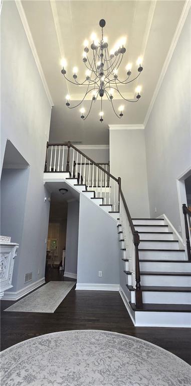409 Misty Ridge Way Woodstock, GA 30189 - Photo 11 of 20 a view of entryway and hall with a front door