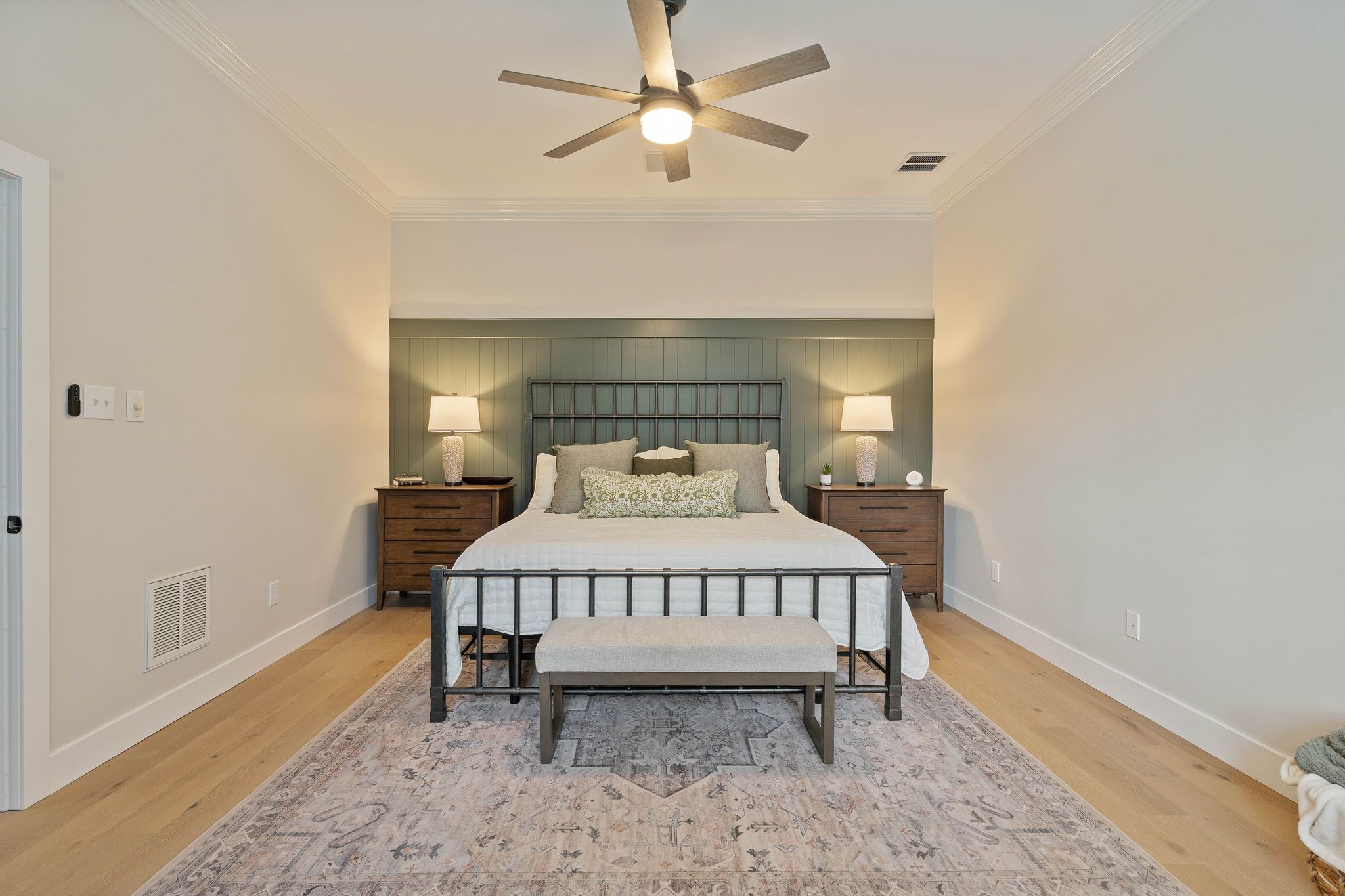 2408 Hollowbrook Lane Conroe, TX 77384 - Photo 19 of 49 New Accent wall in a soothing green color.