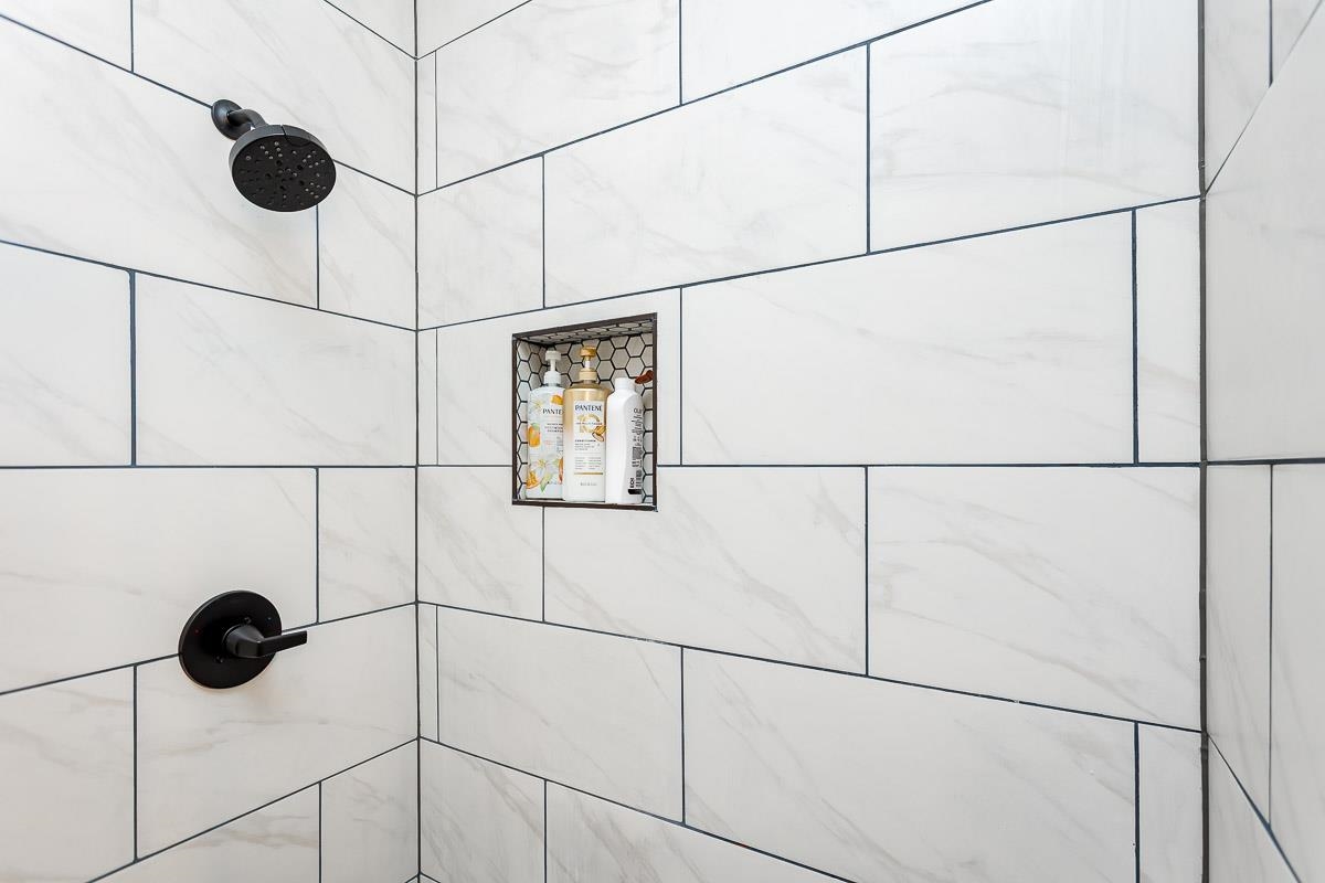442 First Street Shenandoah, VA 22849 - Photo 53 of 75 a bathroom with a shower and a glass door