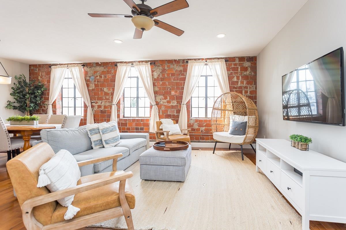 442 First Street Shenandoah, VA 22849 - Photo 9 of 75 a living room with furniture and a large window