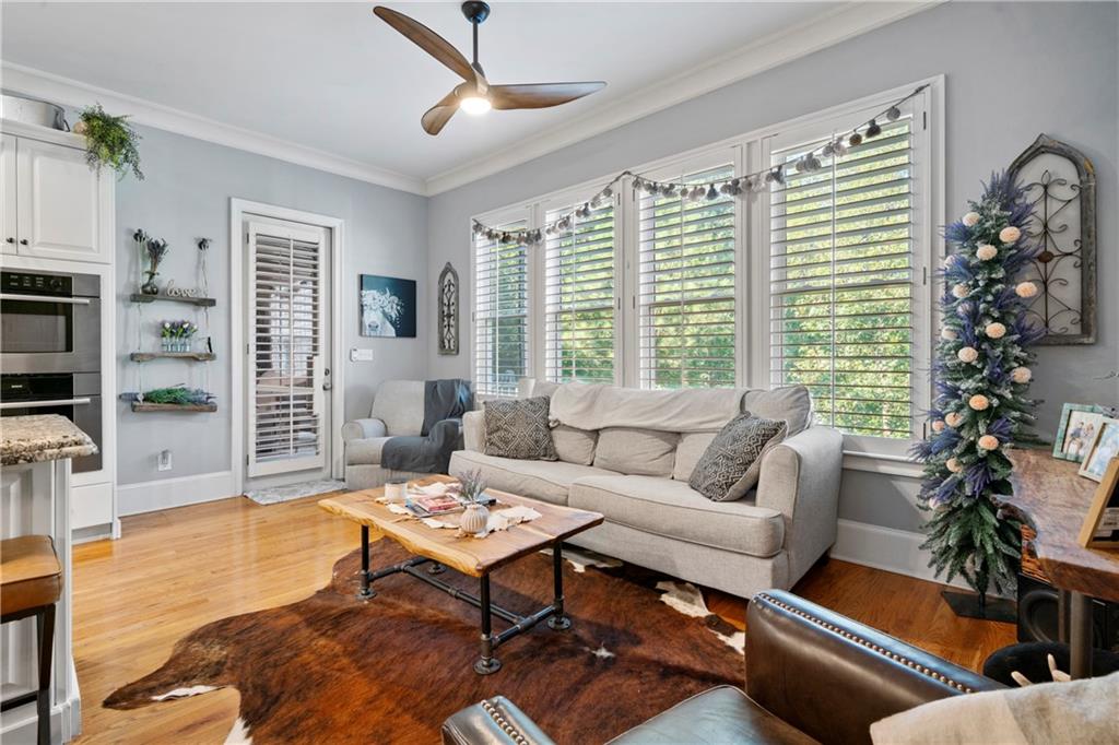 11 York Trace Southeast Cartersville, GA 30121 - Photo 24 of 71 a living room with furniture and a potted plant