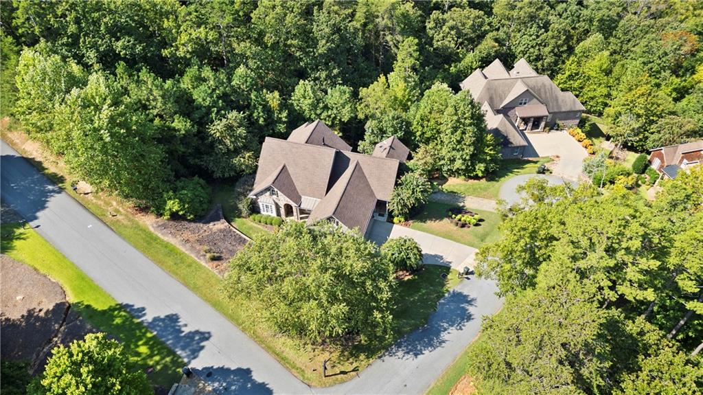 11 York Trace Southeast Cartersville, GA 30121 - Photo 58 of 71 an aerial view of a house with a yard and trees