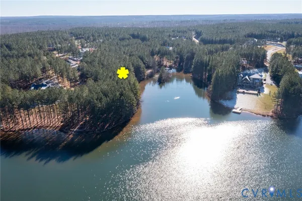 a view of a lake from a balcony