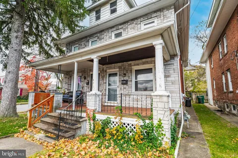front view of a house with a porch