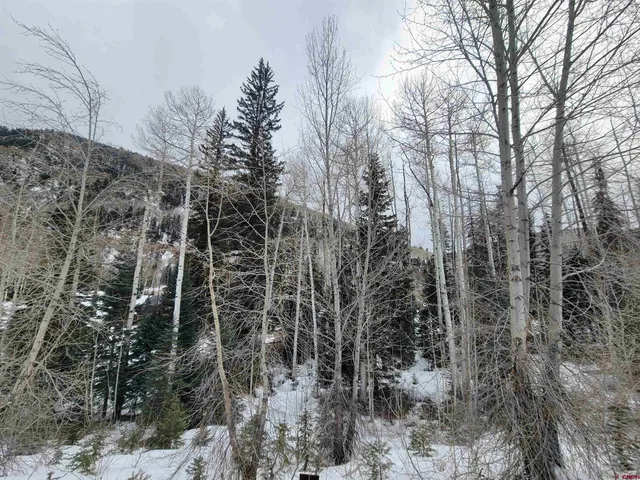 a view of a city street with a building