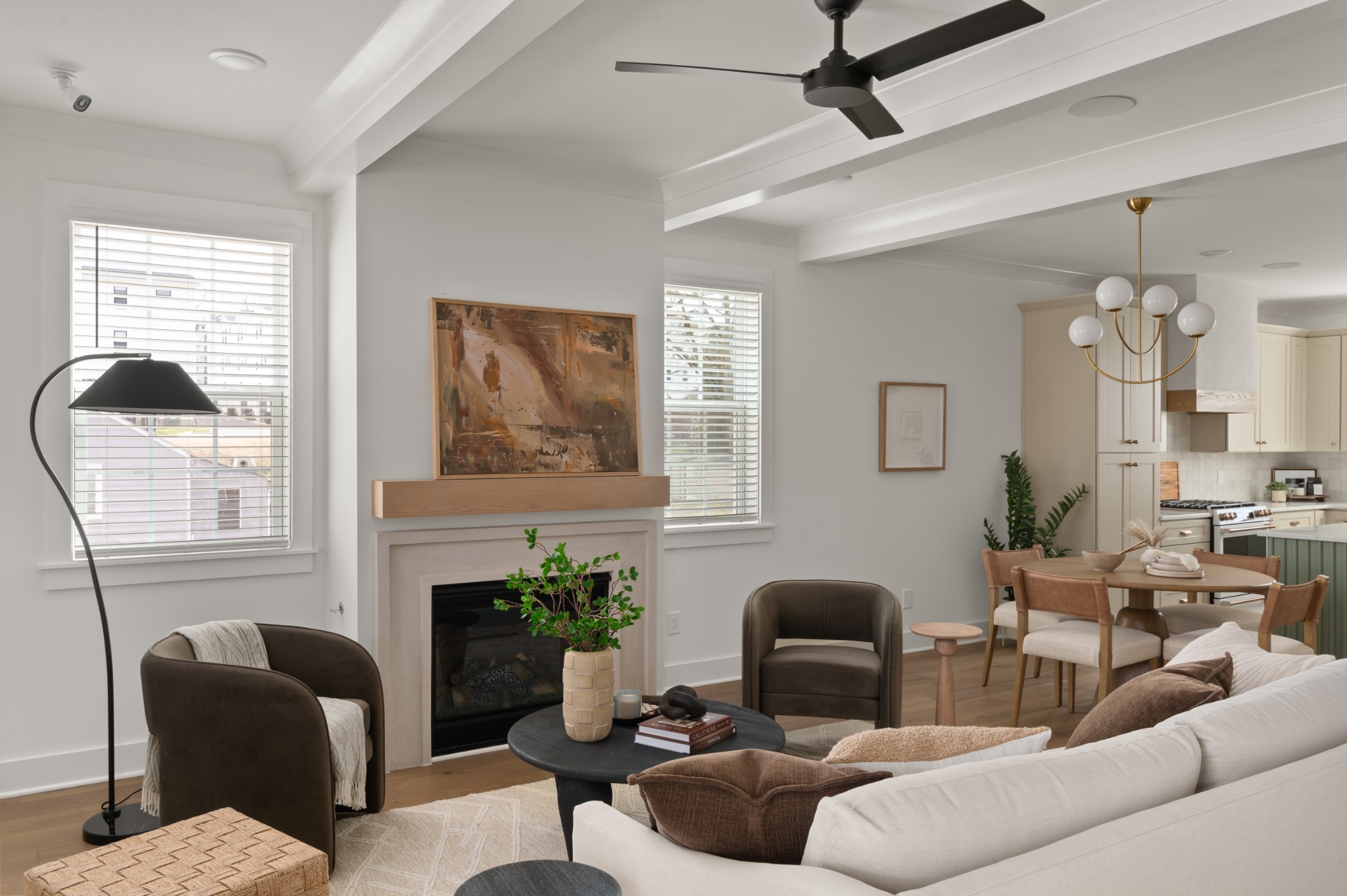 504 Edwin Street Nashville, TN 37207 - Photo 17 of 49 a living room with furniture a chandelier and a window