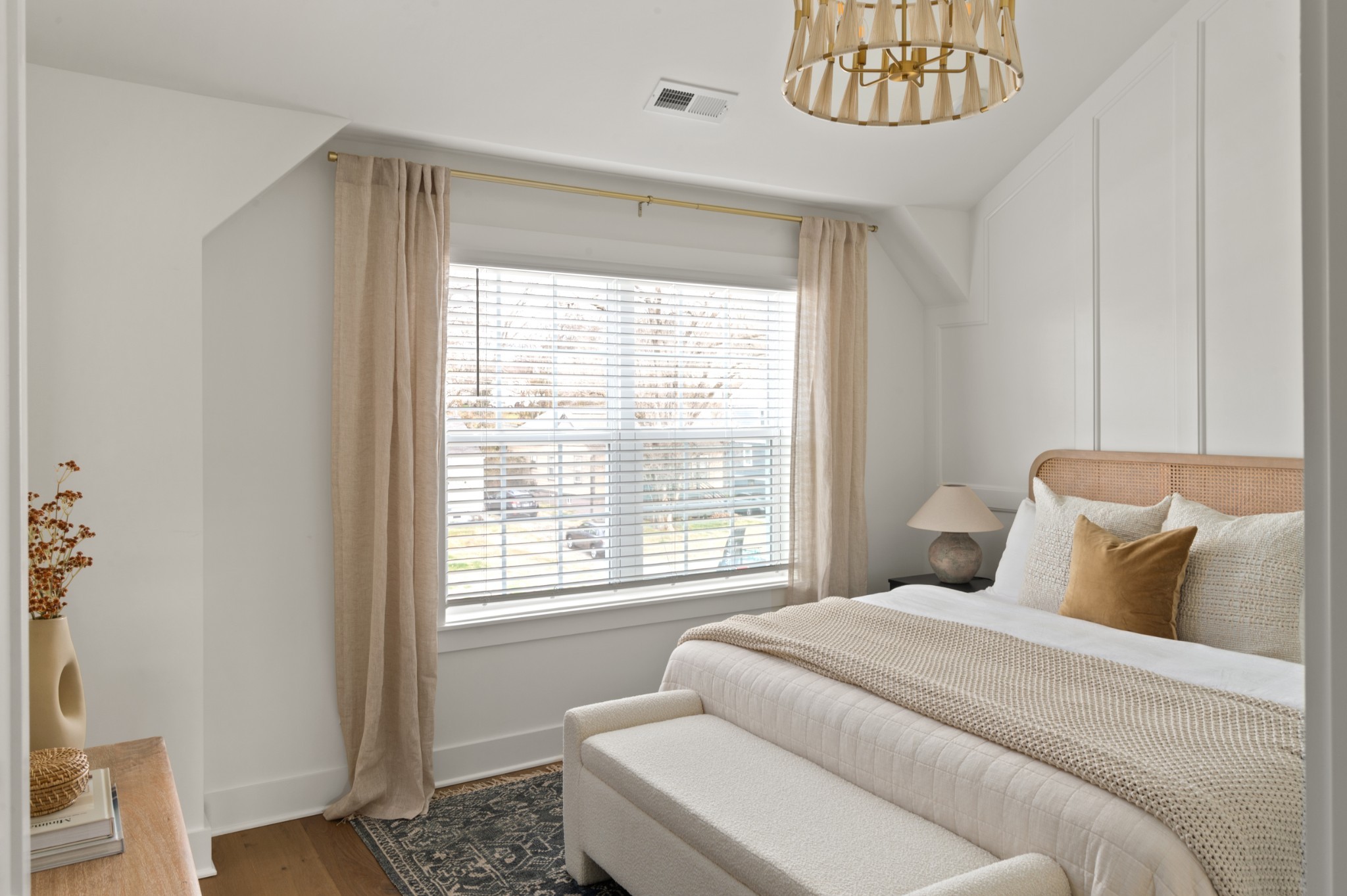 504 Edwin Street Nashville, TN 37207 - Photo 20 of 49 a bedroom with a bed and a window