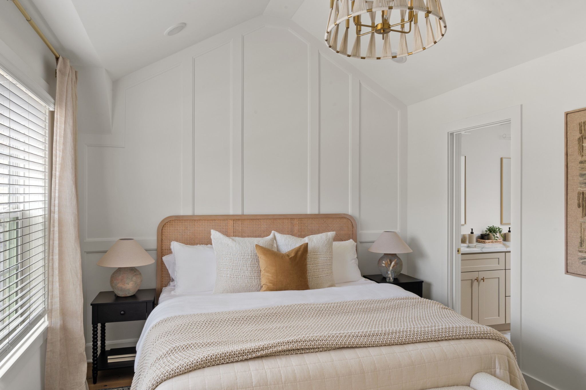 504 Edwin Street Nashville, TN 37207 - Photo 22 of 49 a bed room with a bed and a chair