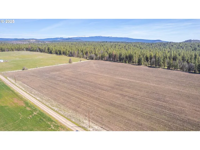 a view of an outdoor space and mountain view