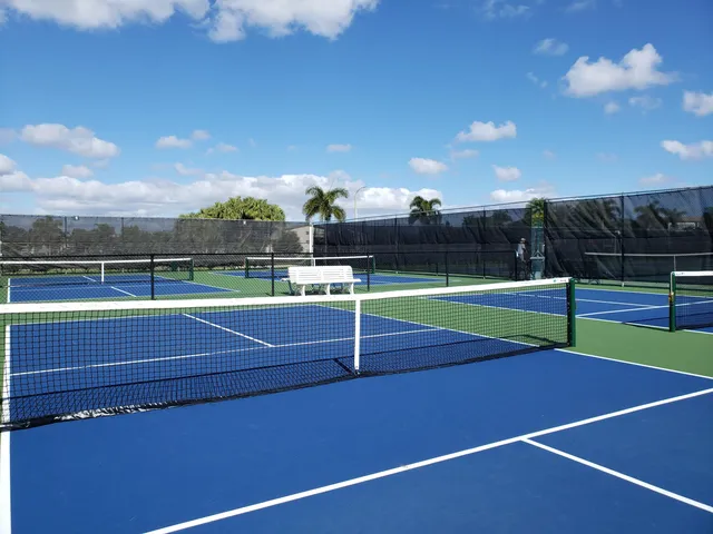 a view of tennis court