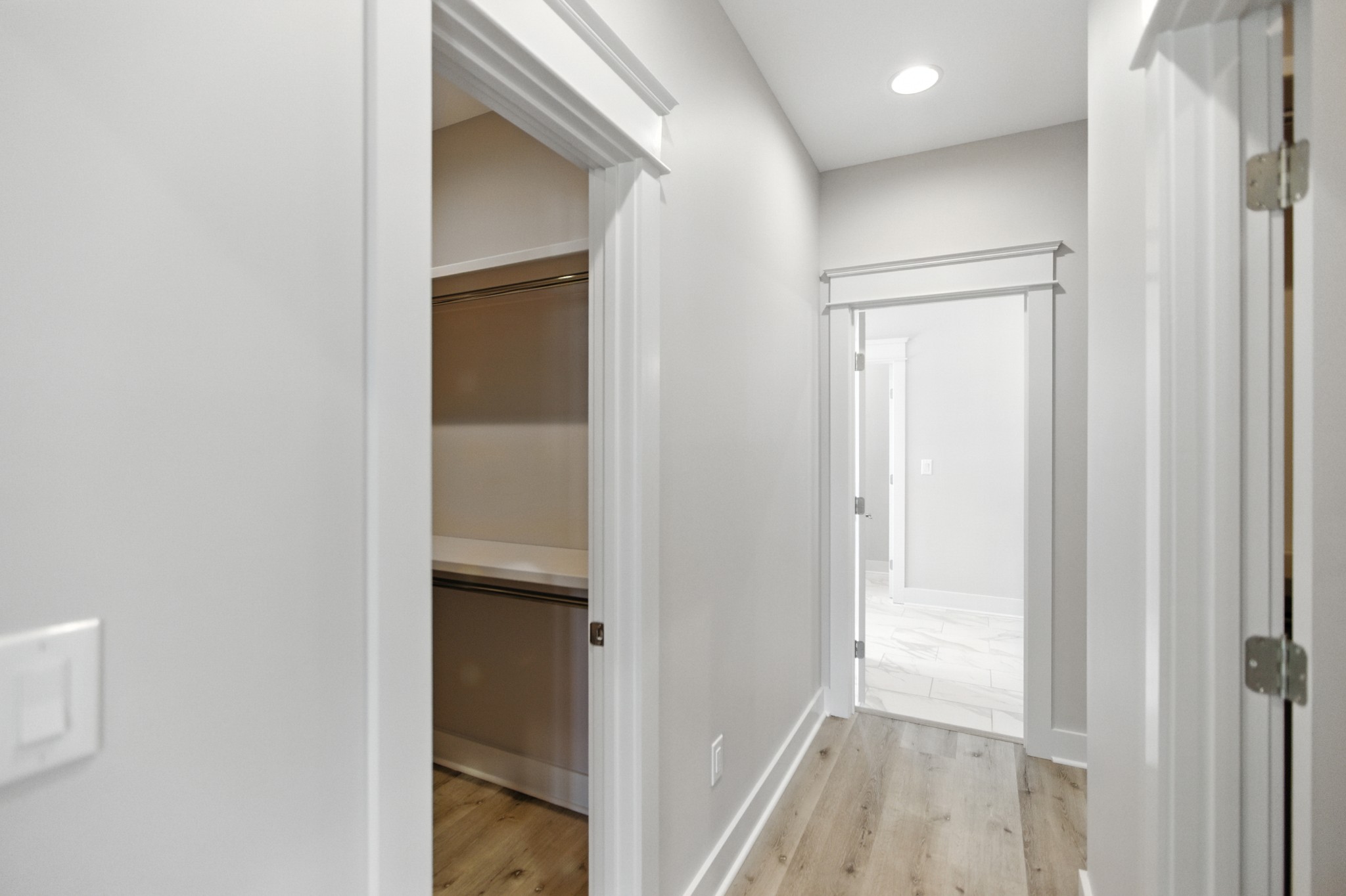 74 Holt Lane Tullahoma, TN 37388 - Photo 41 of 72 a view of a hallway with wooden floor