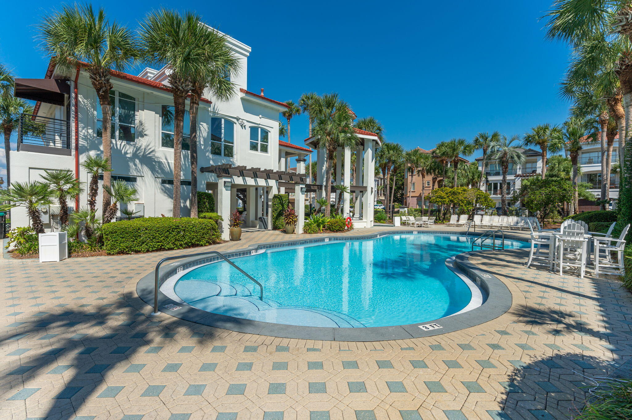 4795 Ocean Boulevard Destin, FL 32541 - Photo 47 of 50 a view of a swimming pool with a patio