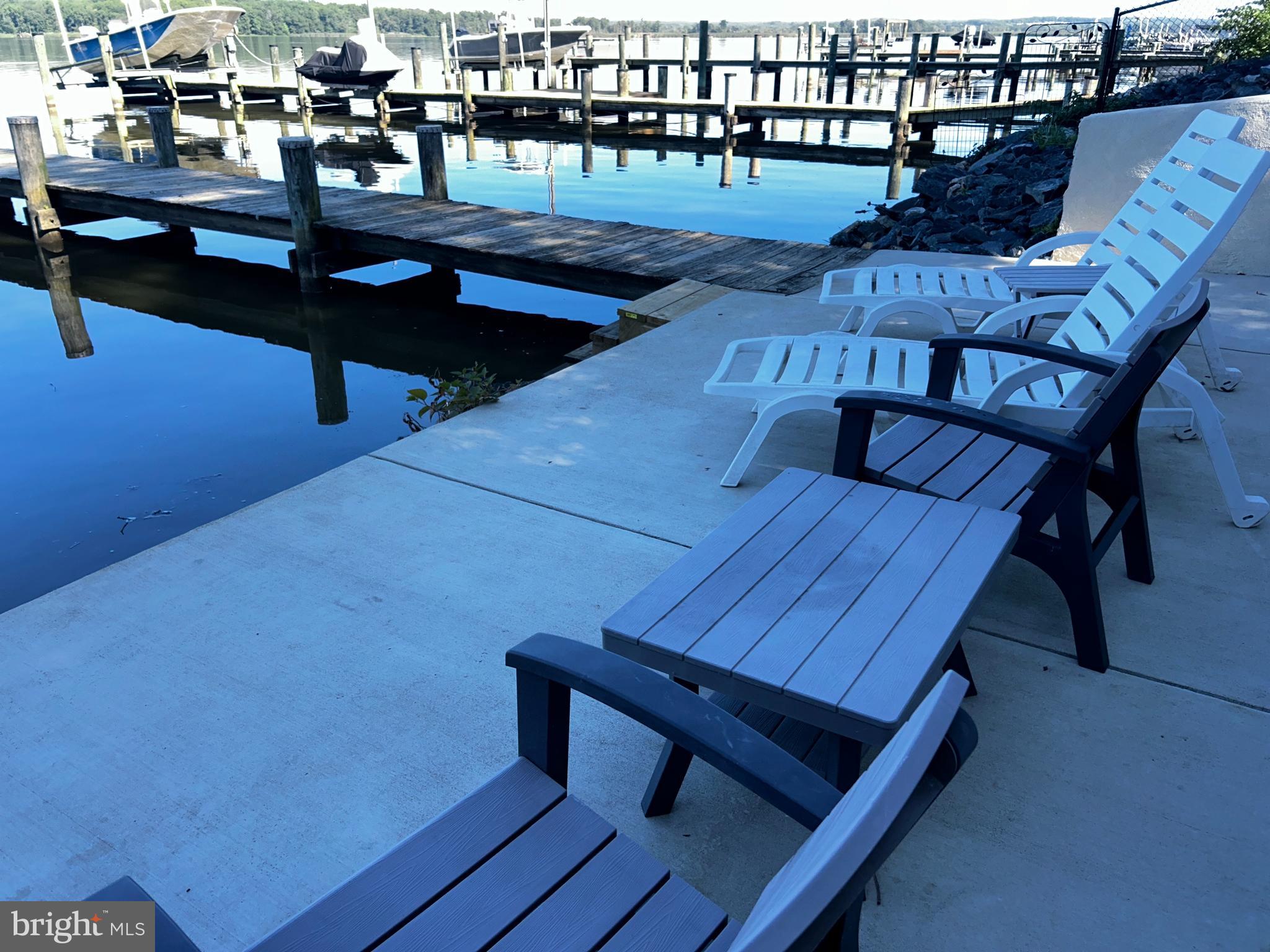 13202 Cherwin Avenue Baltimore, MD 21220 - Photo 5 of 50 Cement Patio overlooking water