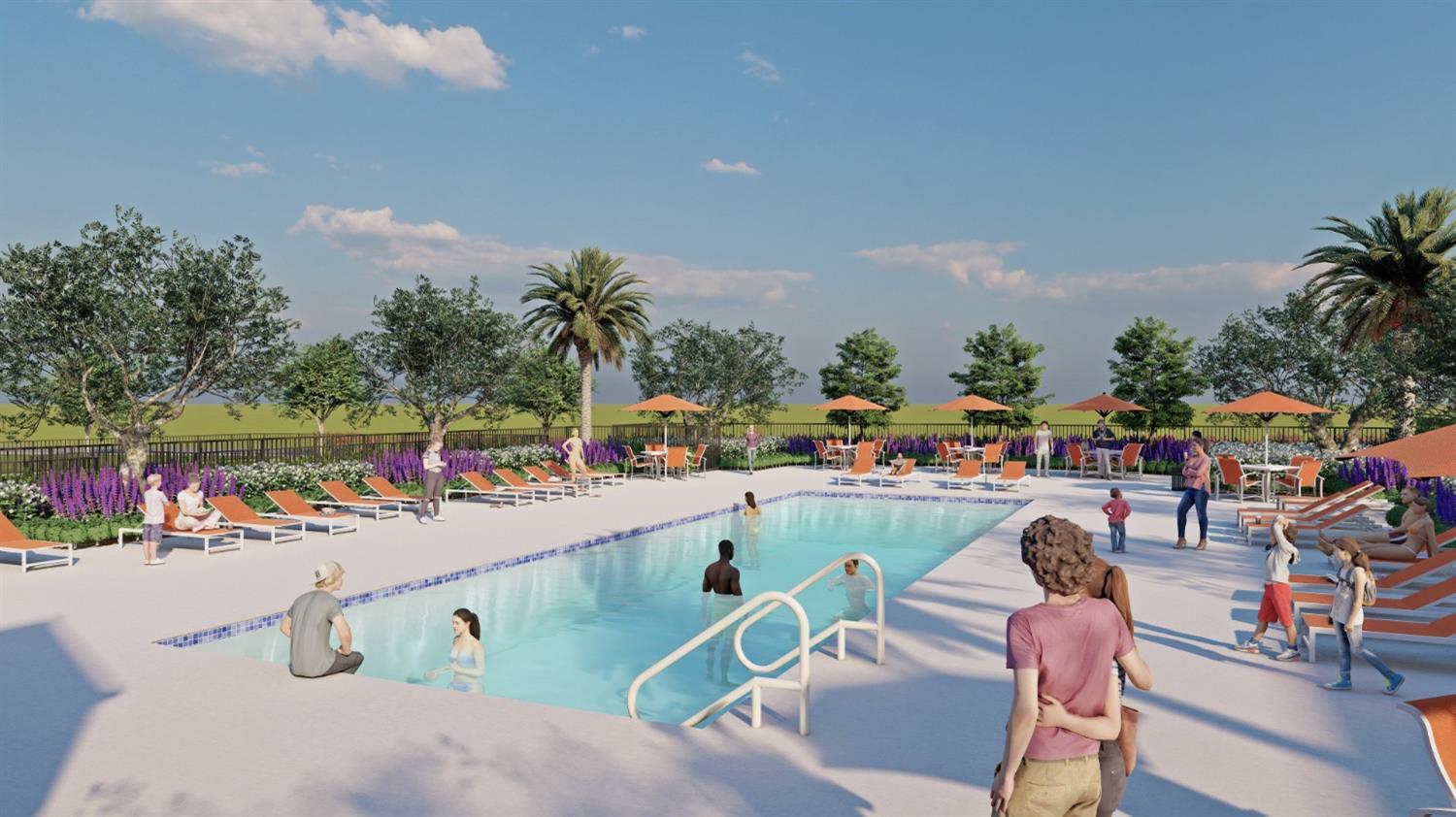 1167 Elevations Way West Madera, CA 93636 - Photo 26 of 28 a view of swimming pool with outdoor seating and outdoor seating