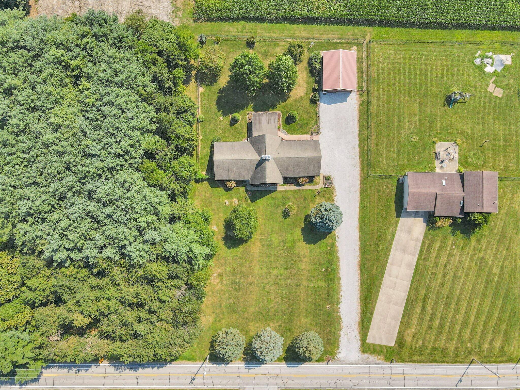 7430 Richardson Road Groveport, OH 43125 - Photo 40 of 40 Overhead Drone View
