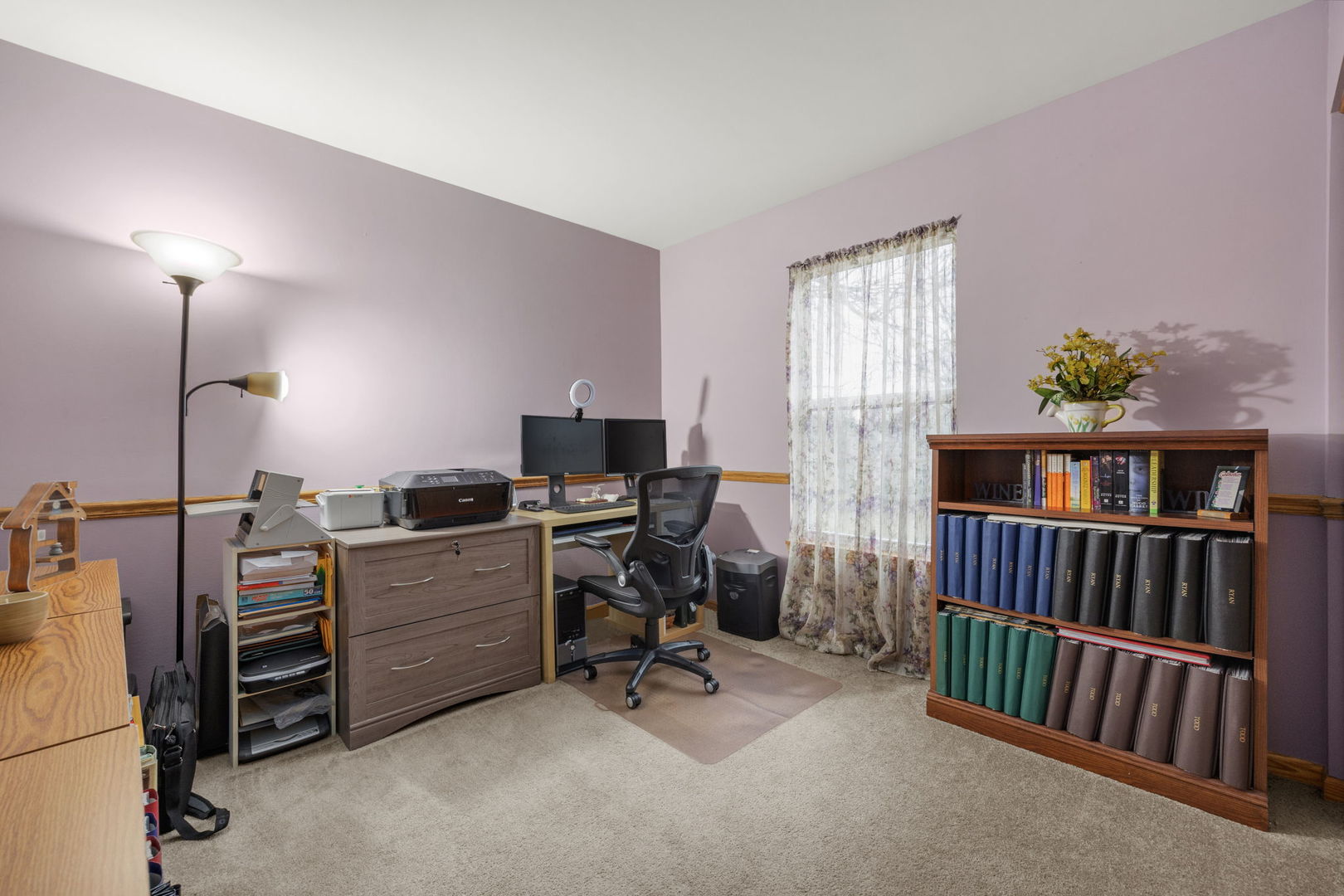 33 Forestview Lane Aurora, IL 60502 - Photo 20 of 27 a view of a workspace with furniture and a window